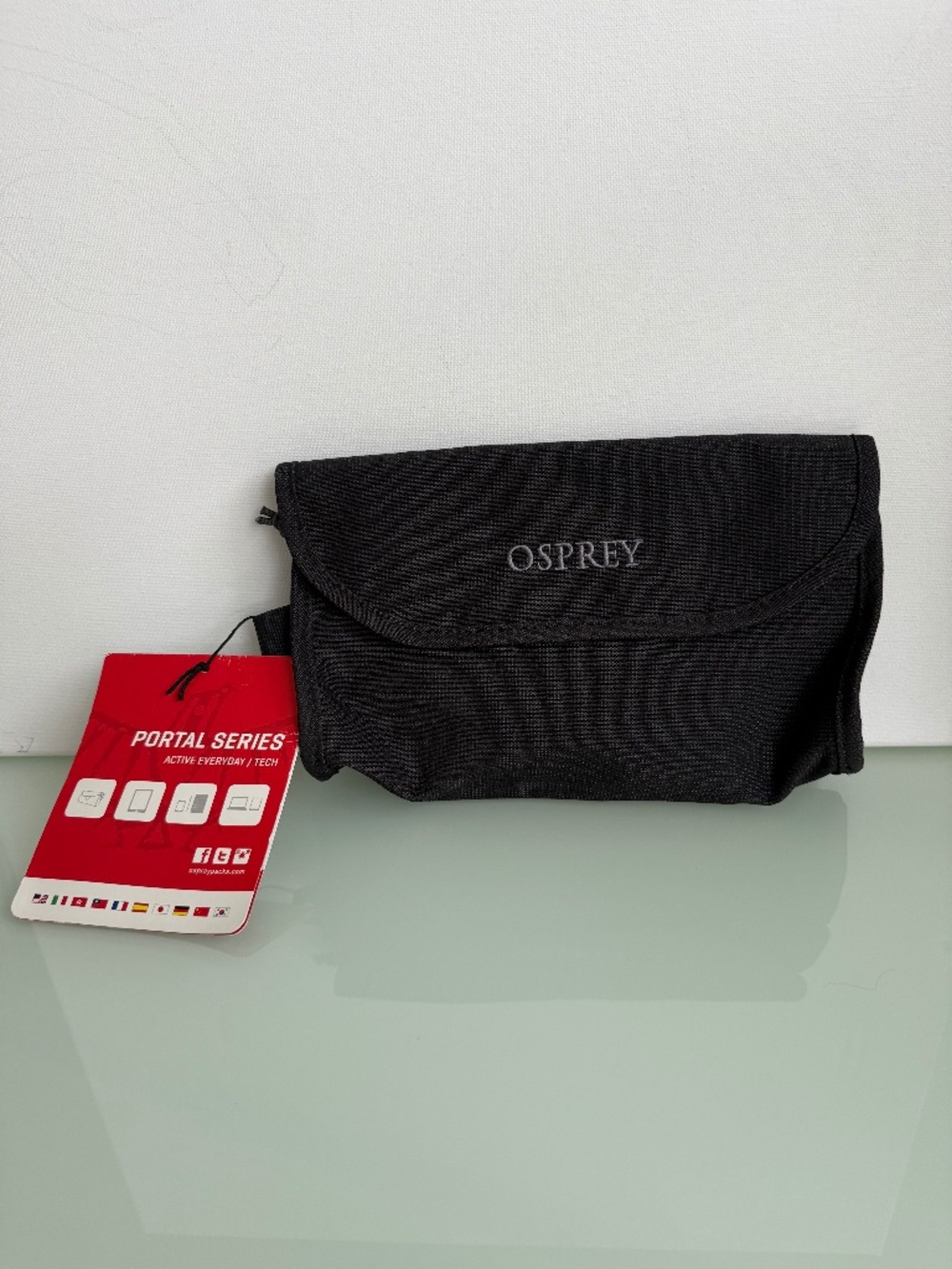 Osprey Portal Series PowerHouse Organizer Pouch NWT Black Pepper 236200-502 2L